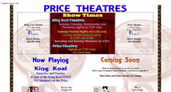 Desktop Screenshot of pricetheatre.com